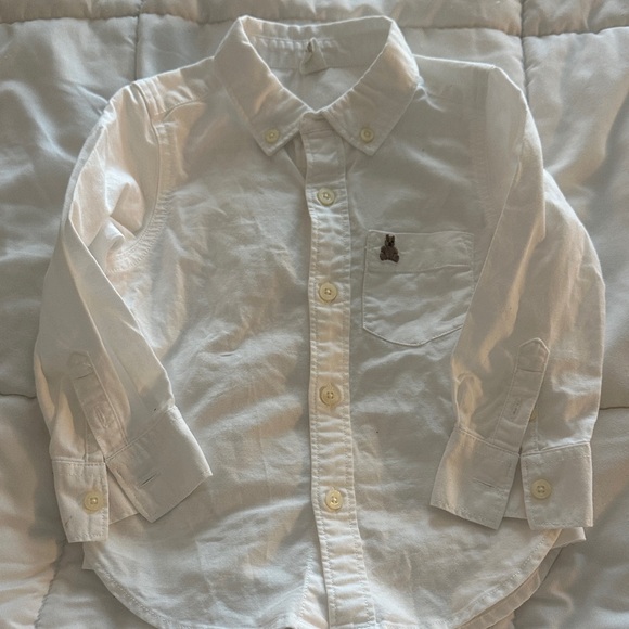 GAP Kids White Button-Down Shirt - Picture 1 of 1